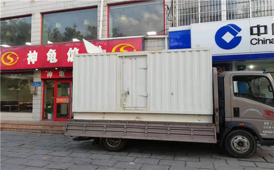 七台河出租发电机施工案例
